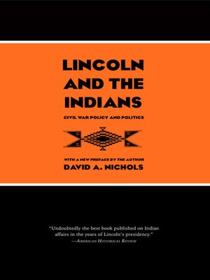 cover image of Lincoln and the Indians